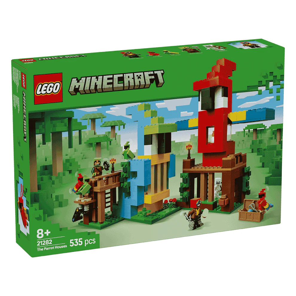 LEGO MINECRAFT 21282 Parrot House Building Toy (535 pieces)