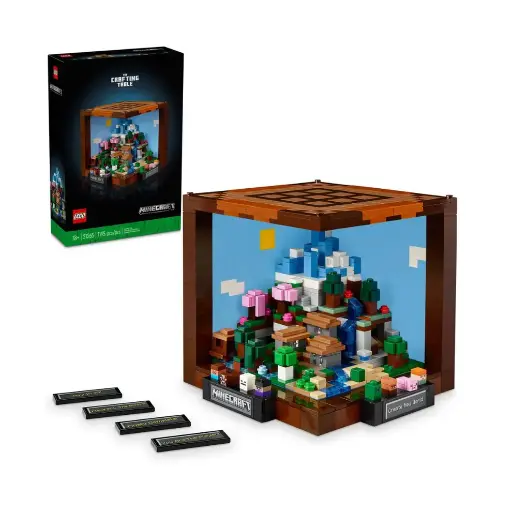 LEGO MINECRAFT 21265 Crafting Block Model Assembly Toy (1195 Pieces)